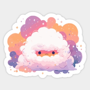 Cute Kawaii Cloud Yeti Sticker